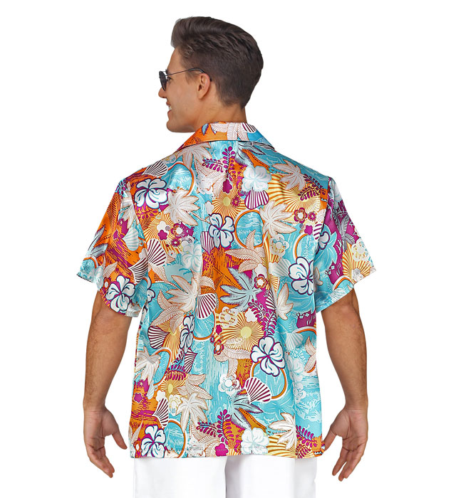 Camasa Hawaii Satin