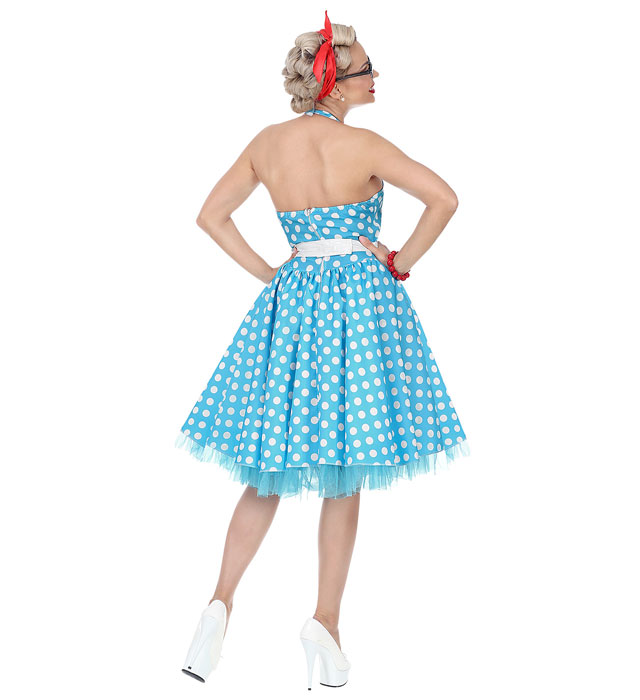 Costum Anii 50 Turcoaz