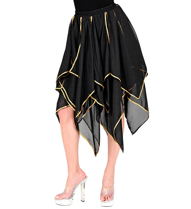 Fusta Neagra Chiffon