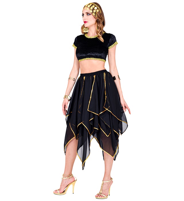 Fusta Neagra Chiffon