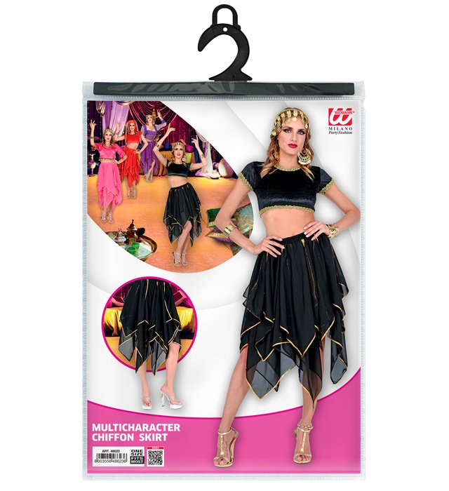 Fusta Neagra Chiffon