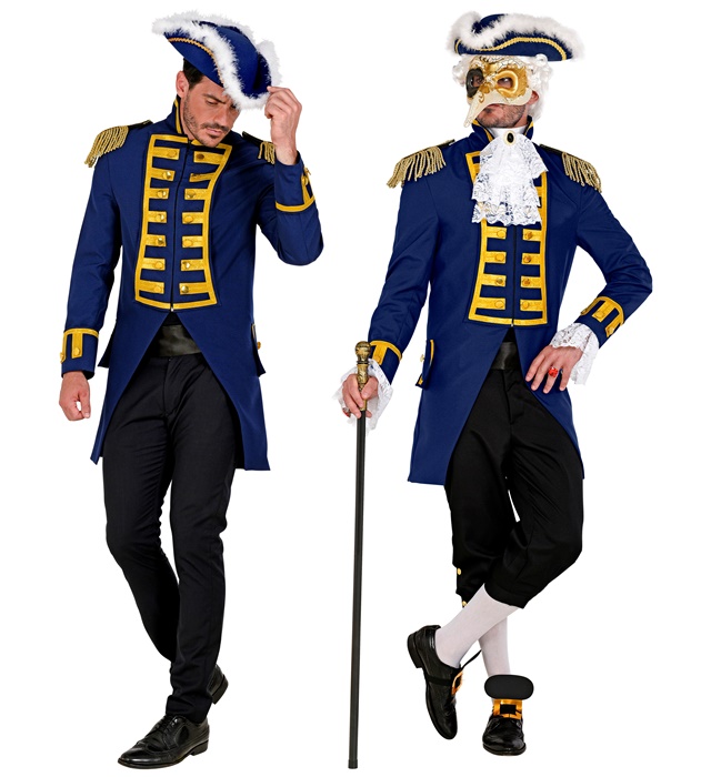 Costum Jacheta Albastra Caracteriala