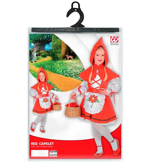 Costum Scufita Rosie Copii