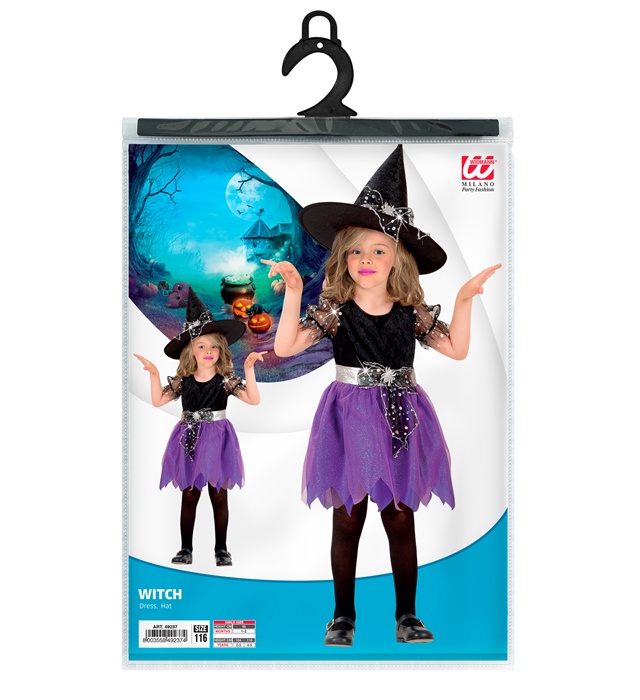 Costum Vrajitoare Fetita Mov