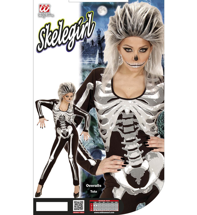 Costum Schelet Negru Femei
