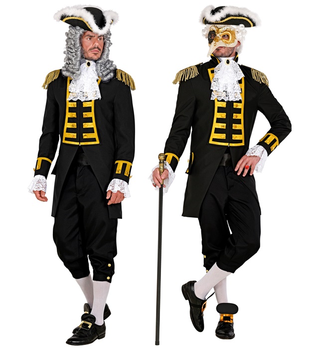 Costum Jacheta Neagra Caracteriala