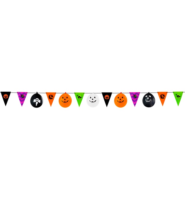 Ghirlanda Halloween Stegulete Si Baloane