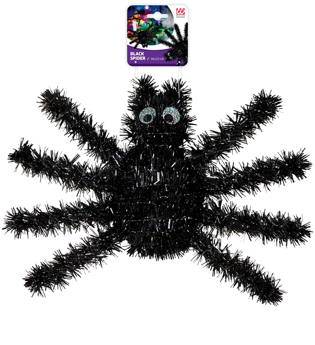 Decor Paianjen Negru 36x22 cm