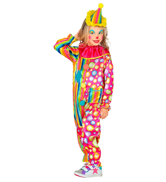 Costum Clown Salopeta Fete