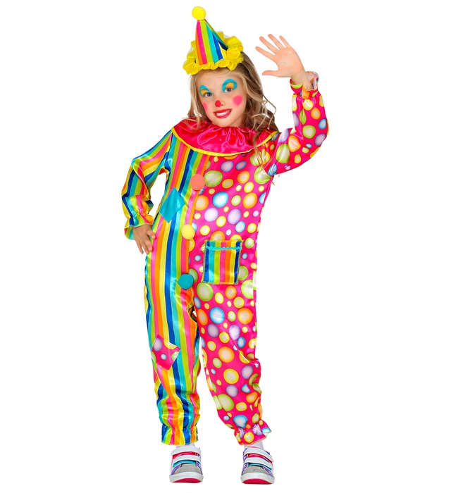 Costum Clown Salopeta Fete