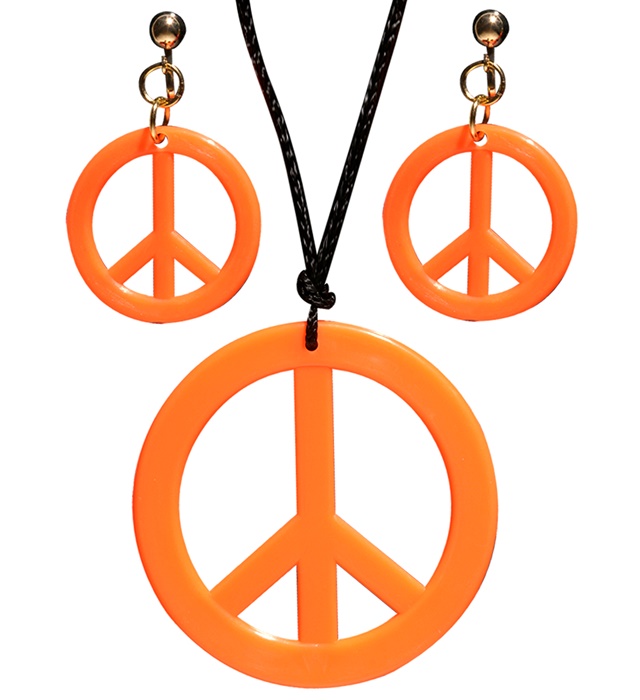 Set Hippie Portocaliu