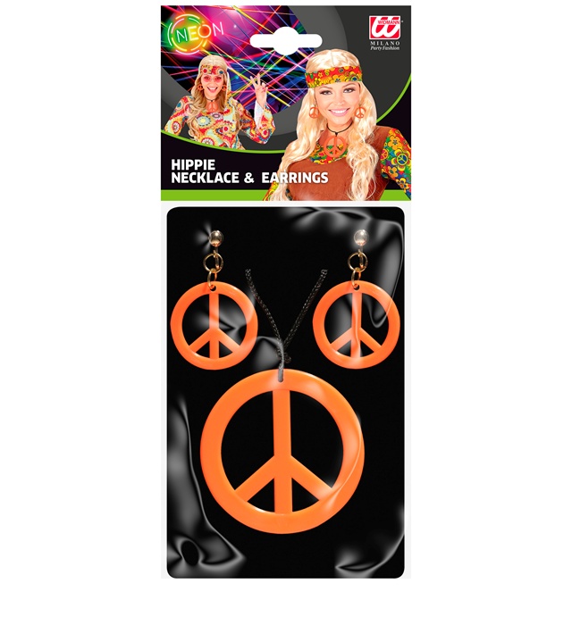 Set Hippie Portocaliu