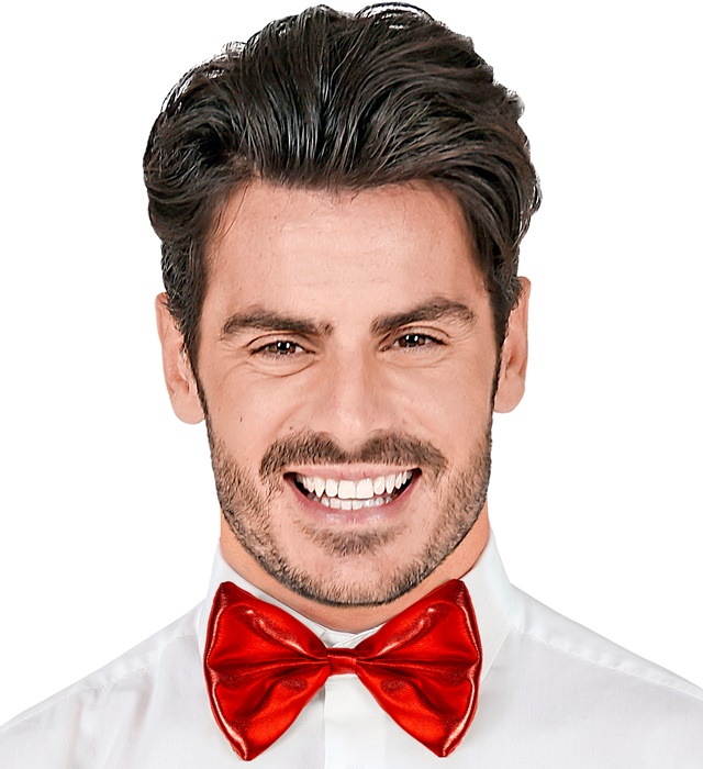 Papion Rosu Metalizat