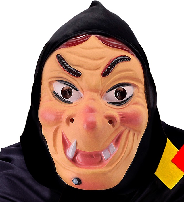 Mască Vrăjitoare Cu Esarfa