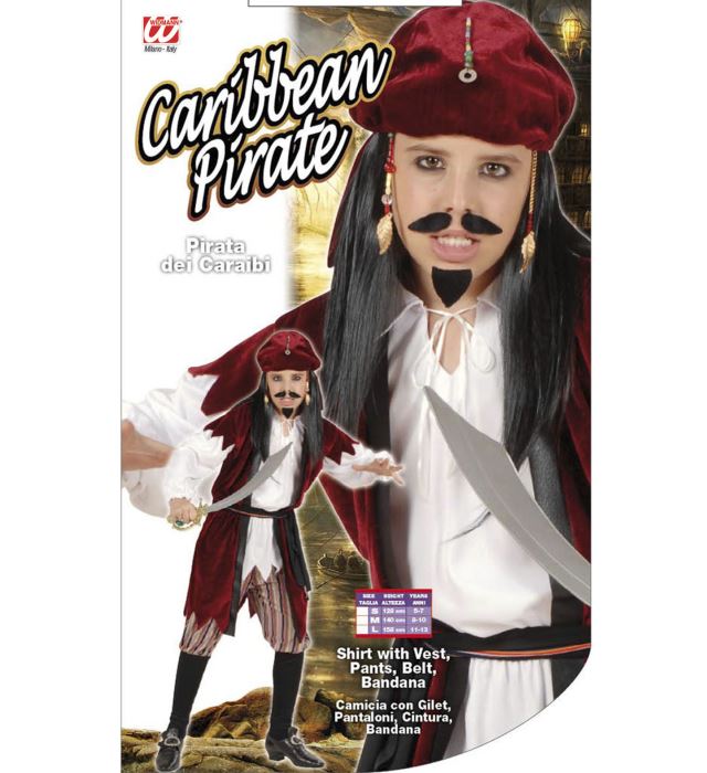 Costum Pirat Caraibe Copil
