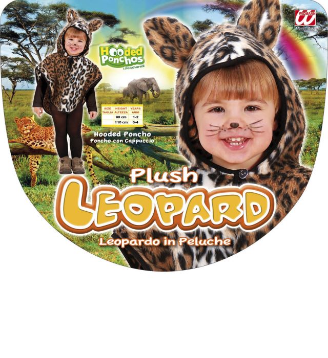 Costum Poncho Leopard