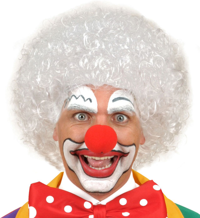 Peruca Clown Alba