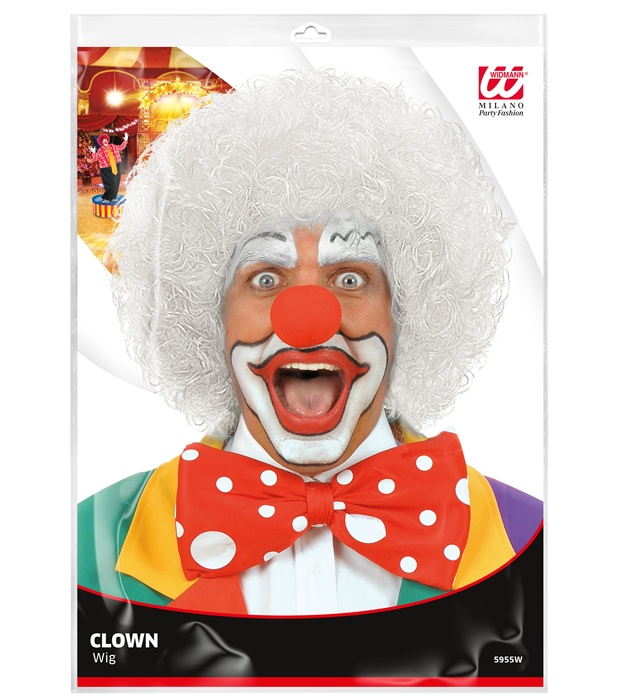 Peruca Clown Alba