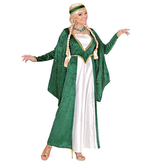 Costum Printesa Medievala Verde