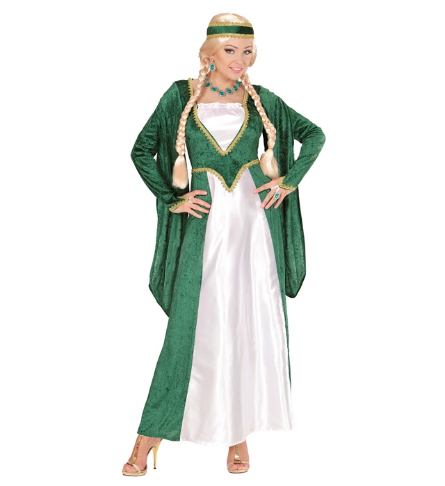 Costum Printesa Medievala Verde