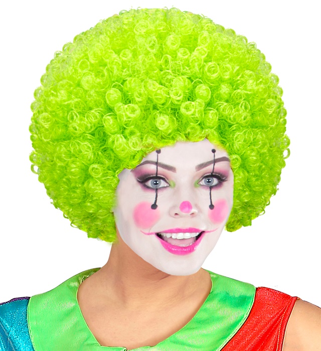 Peruca Clown Verde