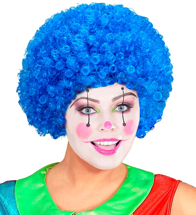 Peruca Clown Albastra