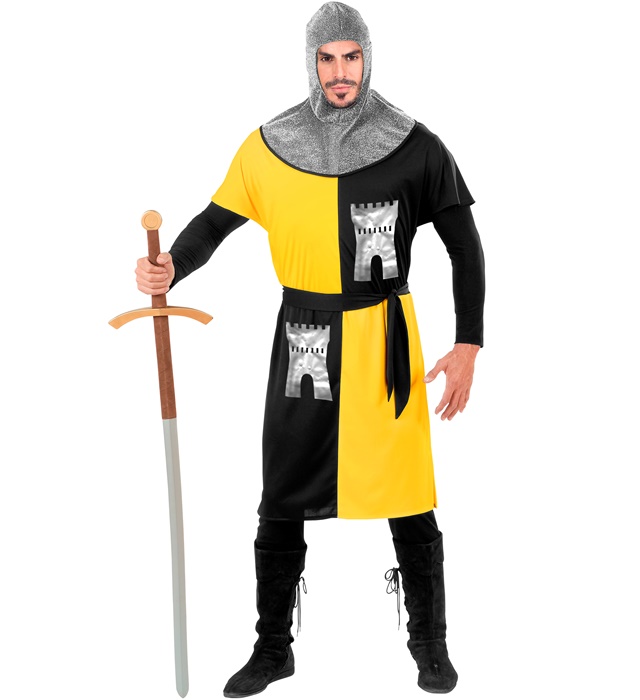 Costum Luptator Medieval Galben Adult