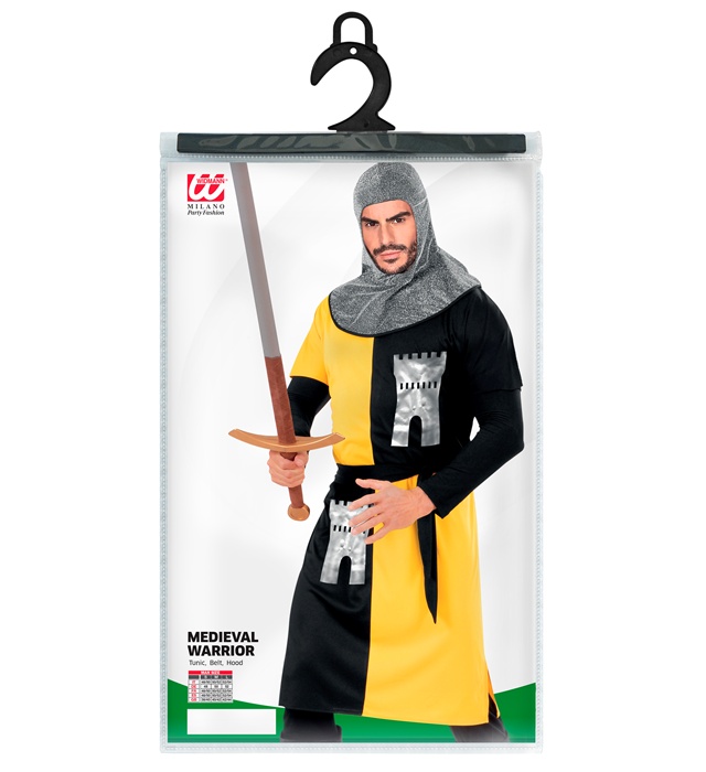 Costum Luptator Medieval Galben Adult