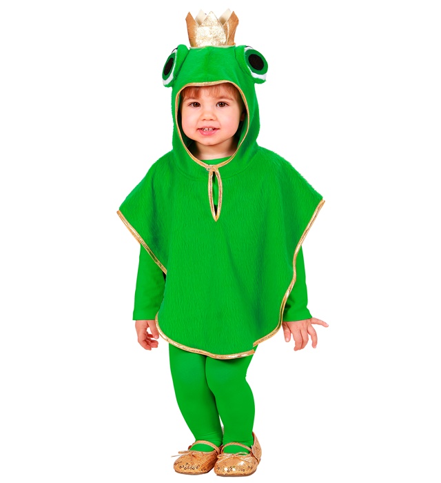 Costum poncho broscuță pentru copii