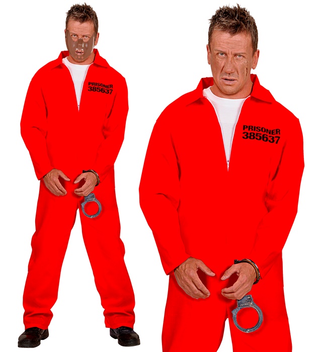 Costum Detinut Rosu