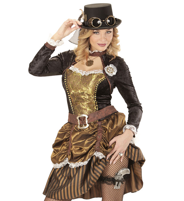 Palarie Steampunk Cu Ochelari