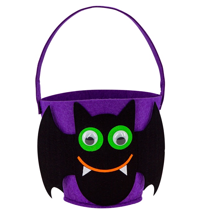 Geanta Cos Liliac Halloween