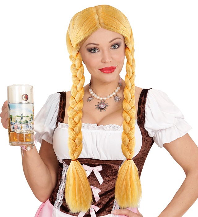 Peruca Bavareza Blonda Codite
