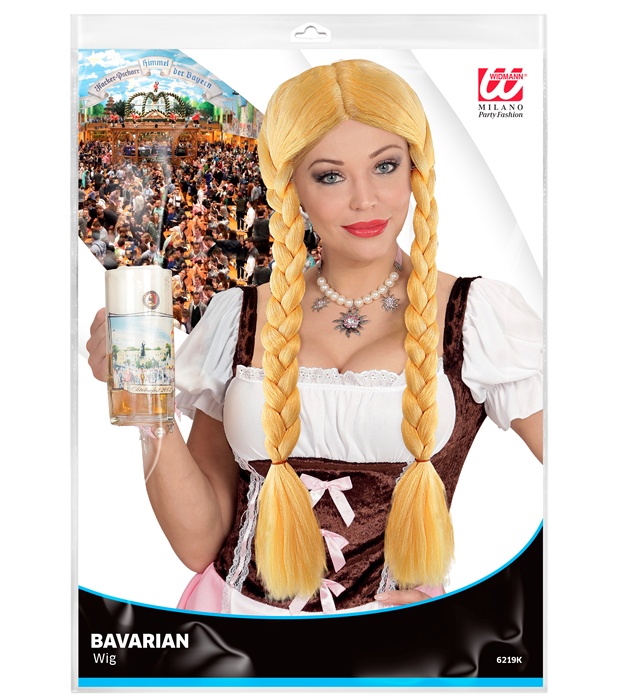 Peruca Bavareza Blonda Codite