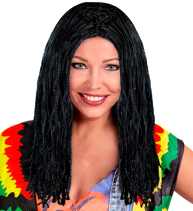 Peruca Reggae Bruneta