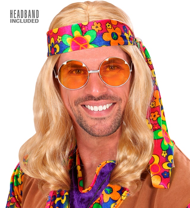 Peruca Hippie Blonda