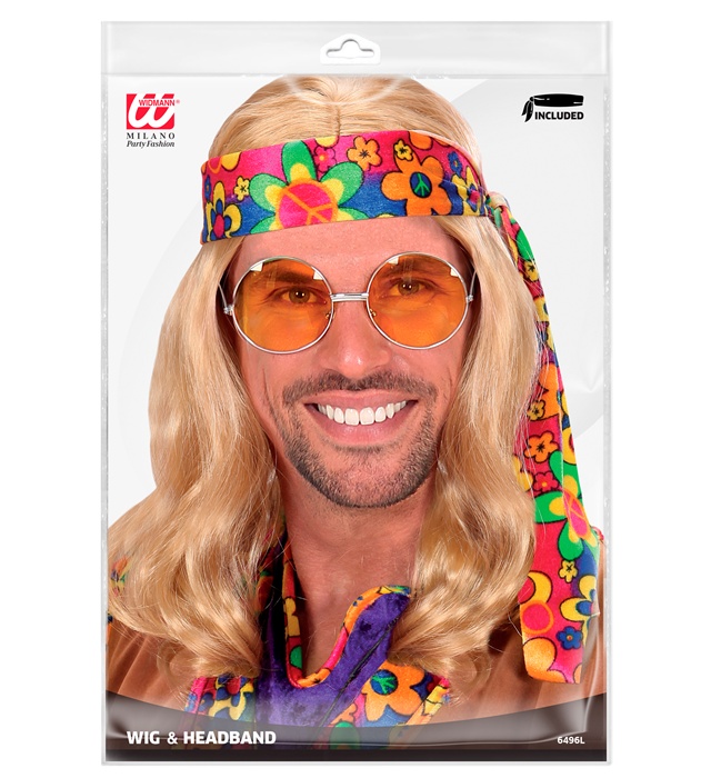 Peruca Hippie Blonda