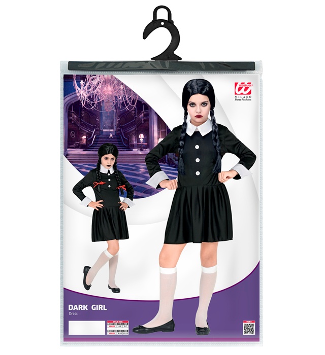 Costum Wednesday Addams Copii