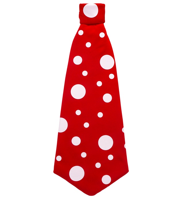 Cravata Clown Roșie