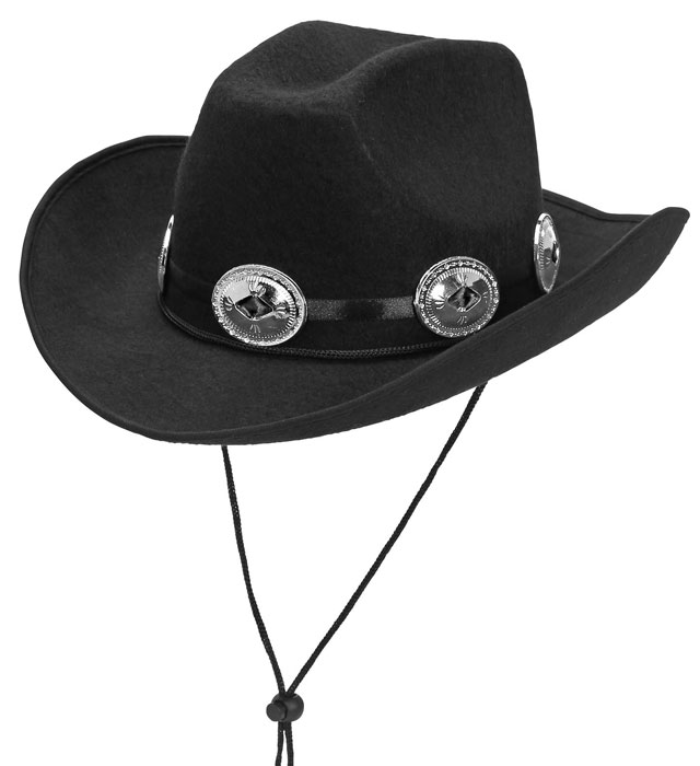 Palarie Cowboy Adult Neagra
