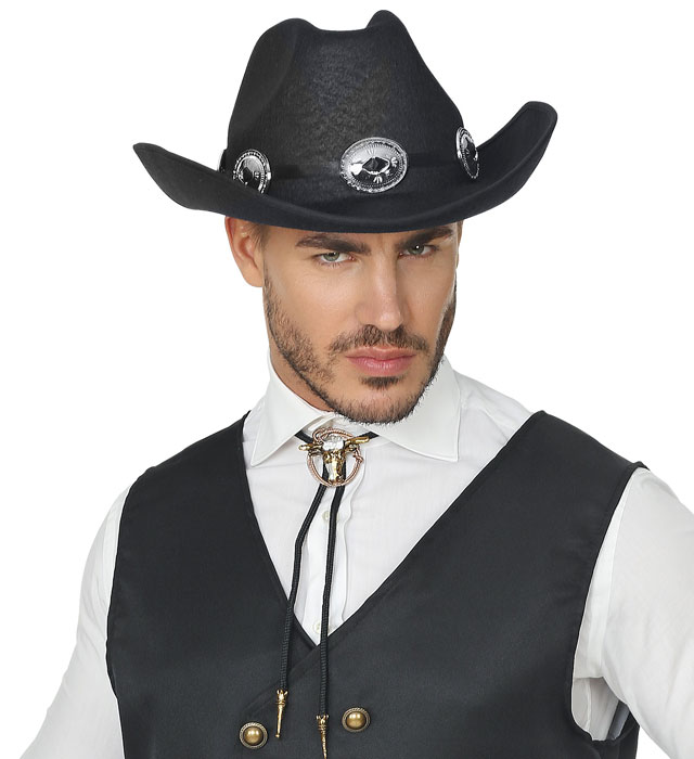 Palarie Cowboy Adult Neagra