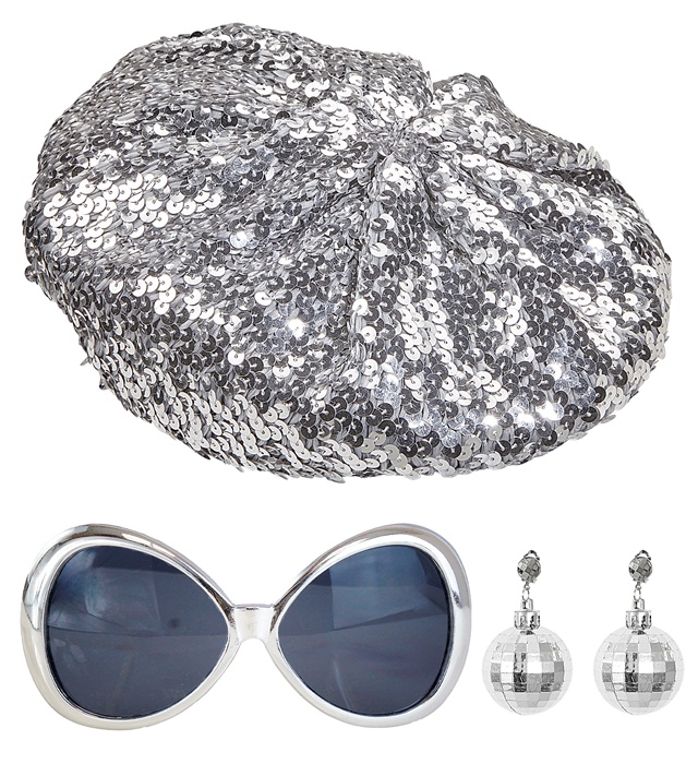Set Disco Argintiu