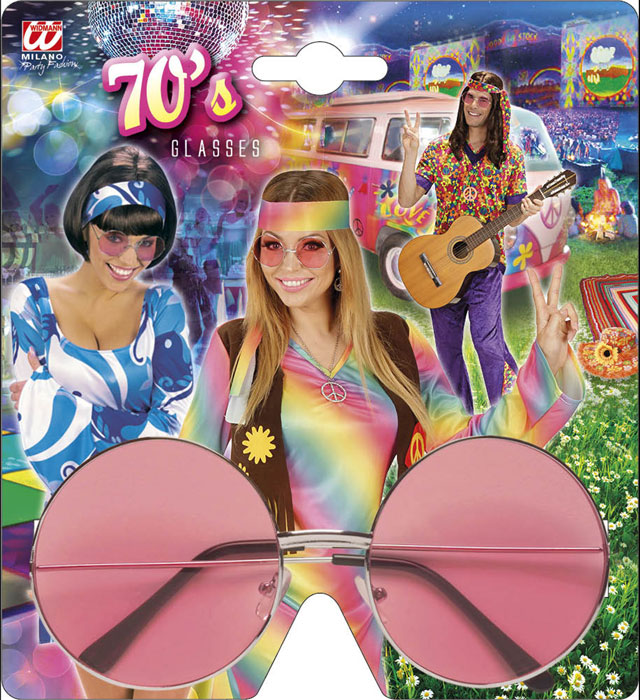 Ochelari Anii 70 Roz