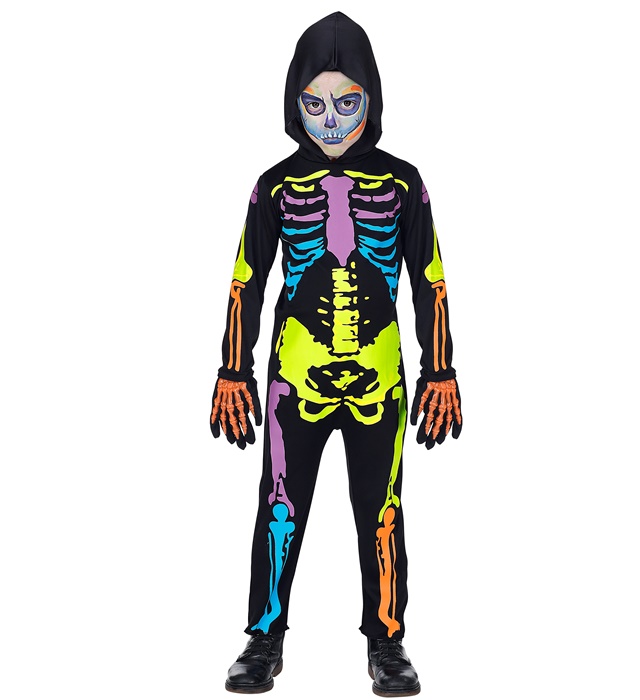 Costum Schelet Salopeta Colorat