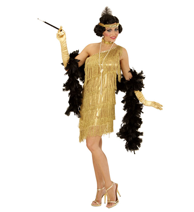 Costum Anii 20 Auriu