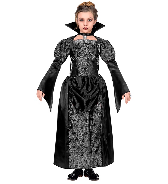 Costum Vampirita Regala Copii Argintiu