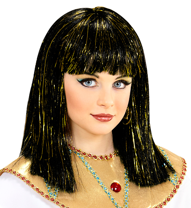 Peruca Cleopatra Suvite Aurii Copii