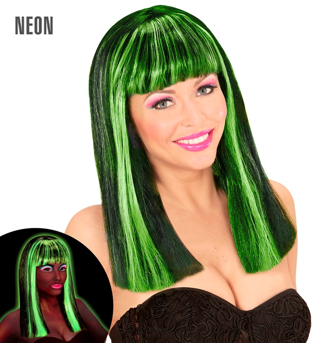 Peruca Neon Verde