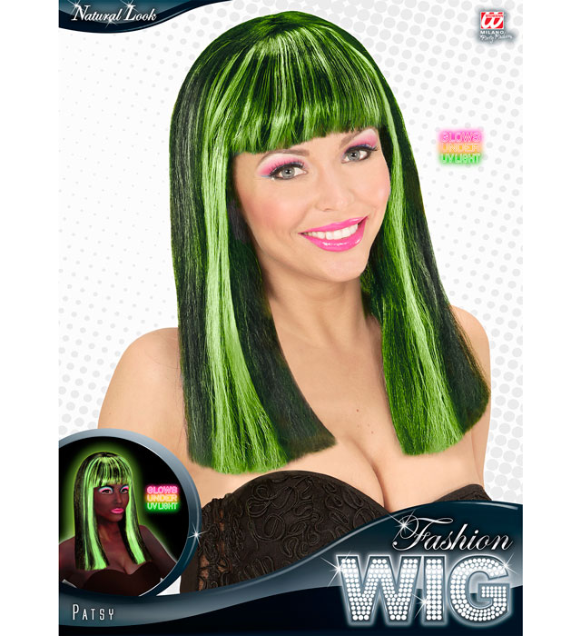 Peruca Neon Verde