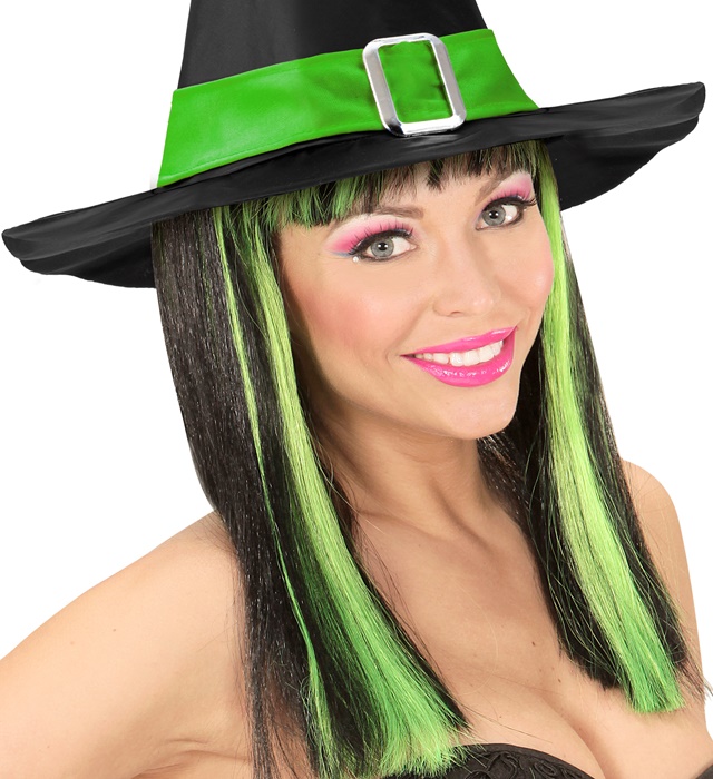 Peruca Neon Verde